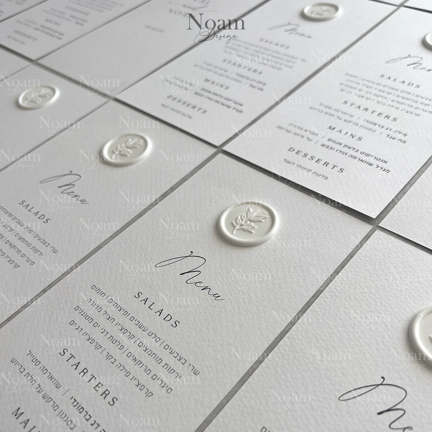 With wax seal