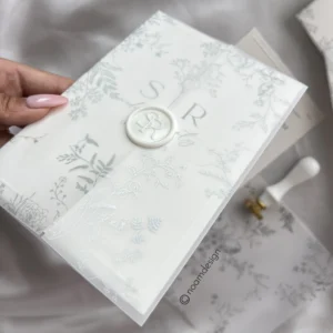 Floral print - Silver